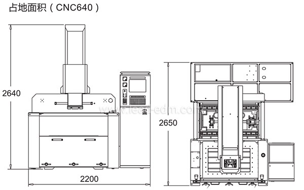 群基牛頭式數(shù)控火花機 CNC-640